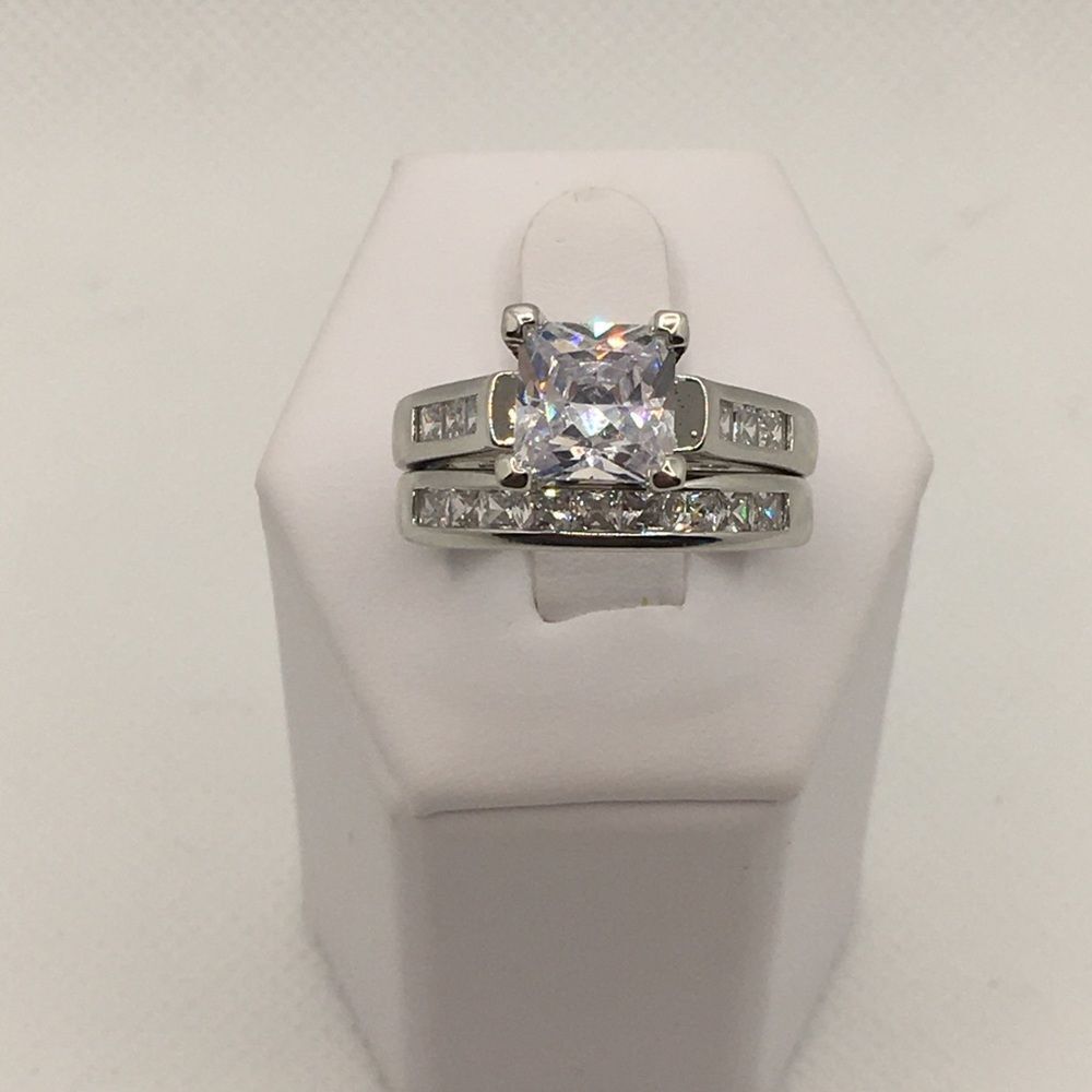 SILVER WEDDING RING - Picture 5 of 6